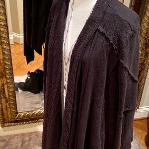 Free People Black Cardigan with style